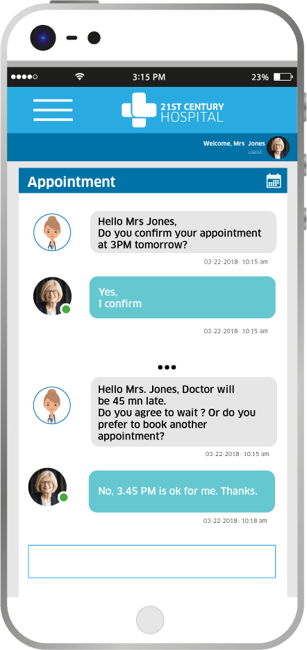 Healthcare connect app